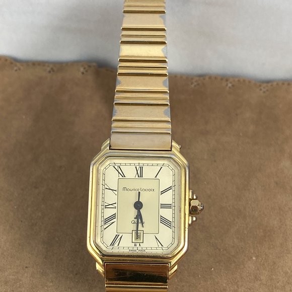 Vintage Maurice Lacroix Watch, Swiss Made Art Deco Tank Style - Picture 3 of 10